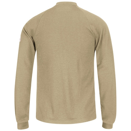 Bulwark - Flame-Resistant Long Sleeve Henley Shirt. SML2