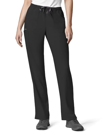 WonderWink - Ladies Black WW INDY 4.0 Utility Cargo Scrub Pant. 1650