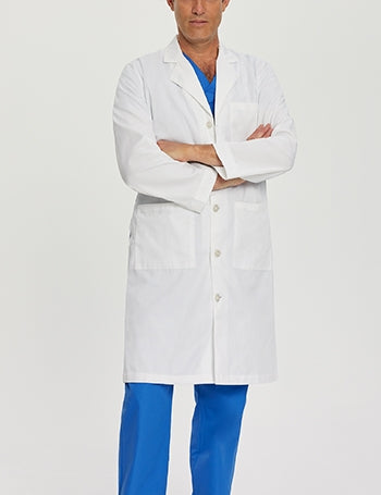 Landau - Men's 3-Pocket Full-Length Lab Coat. 3140