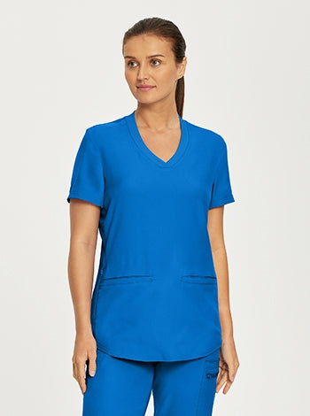 Landau - Forward Women's 3-Pocket V-Neck Scrub Top. LT100