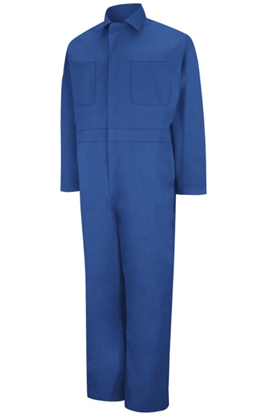 Red Kap - Men's Twill Action-Back Electric Blue Coverall. CT10EB