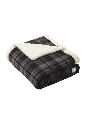 Port Authority - Flannel Sherpa Blanket. BP43