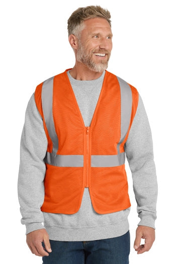 CornerStone - ANSI 107 Class 2 Economy Mesh Zippered Vest. CSV101