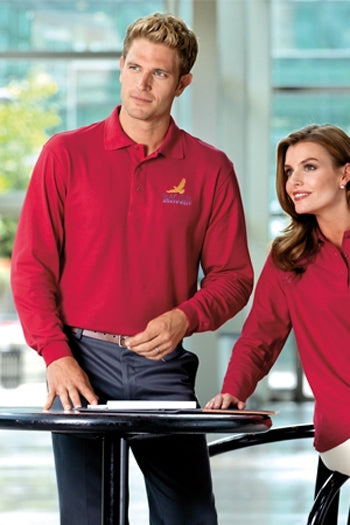Port Authority - Long Sleeve Silk Touch™ Polo. K500LS