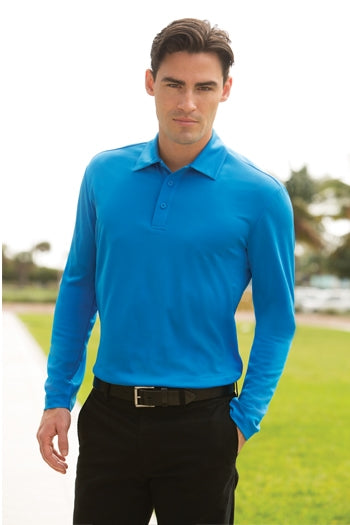 Port Authority - Silk Touch™ Performance Long Sleeve Polo. K540LS