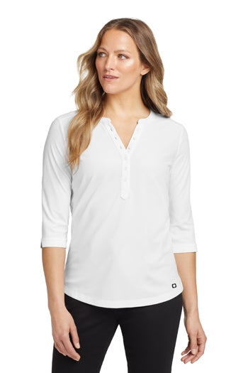 OGIO - Ladies Jewel Henley. LOG104