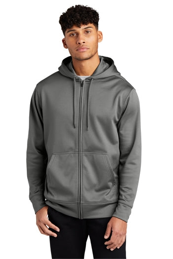 Sport-Tek - Sport-Wick® Fleece Full-Zip Hooded Jacket. ST238
