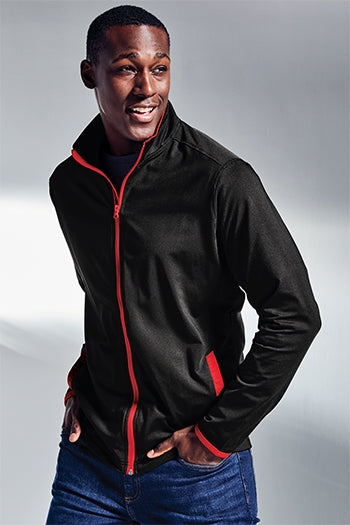 Sport-Wick® Stretch Contrast Full-Zip Jacket. ST853
