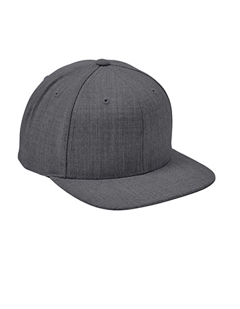 Sport-Tek - Yupoong® Flat Bill Snapback Cap. STC19