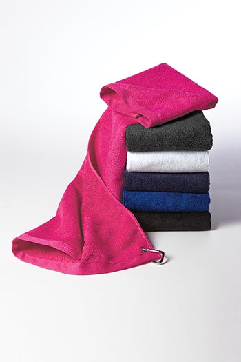 Port Authority ® - Grommeted Microfiber Golf Towel. TW530