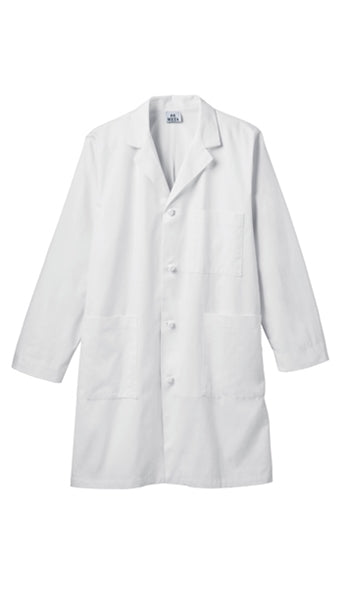 White Swan META - Men's 40" Knot Button iPad Lab Coat. 762