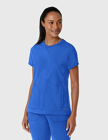 WonderWink - RENEW Knit Women's Flex-n-Reach Crew Neck Scrub Top. 6359