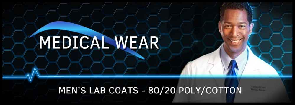80/20 Poly/Cotton Men's Lab Coats