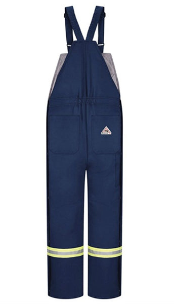 Bulwark - Flame-Resistant Deluxe Insulated Bib Overall with Reflective Striping. BLCT