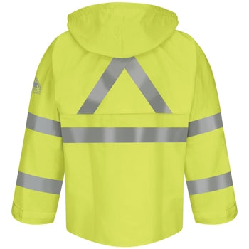Bulwark - Hi-Visibility Flame-Resistant Rain Jacket. JXN4