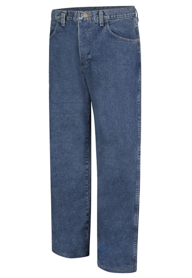 Bulwark - Men's Flame-Resistant Stone Washed Loose Fit Denim Jean. PEJ6