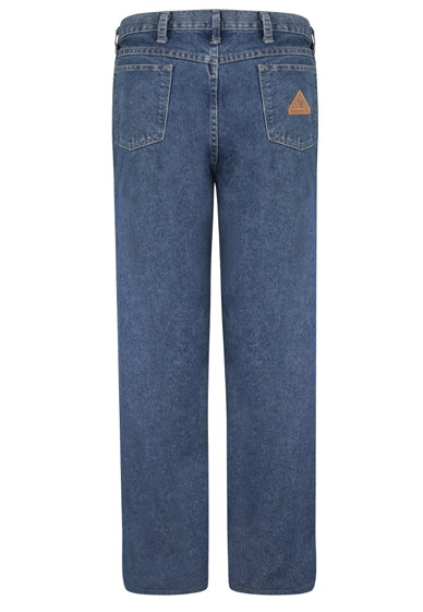 Bulwark - Men's Flame-Resistant Stone Washed Loose Fit Denim Jean. PEJ6