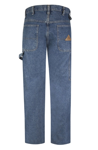Bulwark - Flame-Resistant Stone Wash Denim Dungaree. PEJ8