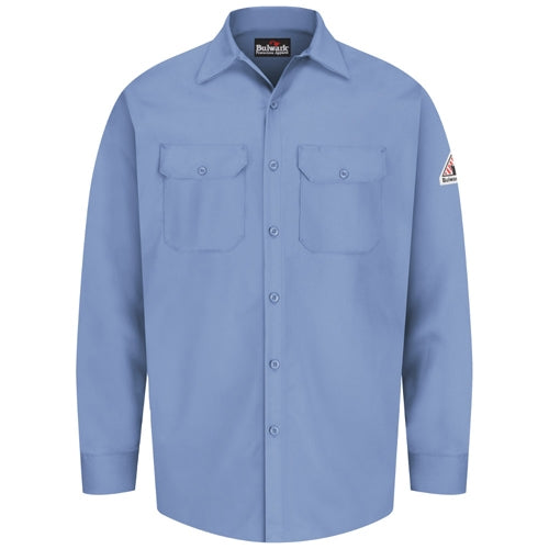 Bulwark - Flame-Resistant Button-Front Work Shirt. SEW2