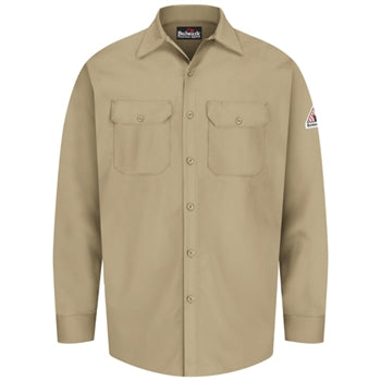 Bulwark - Flame-Resistant Button-Front Work Shirt. SEW2