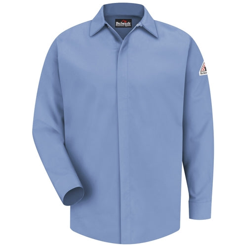 Bulwark - Flame-Resistant Concealed-Gripper Pocketless Shirt. SLS2