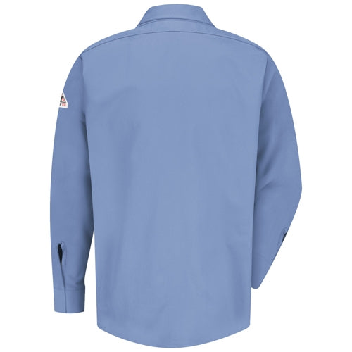 Bulwark - Flame-Resistant Concealed-Gripper Pocketless Shirt. SLS2