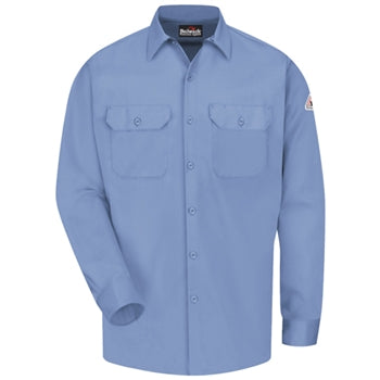 Bulwark - Flame-Resistant Button-Front Work Shirt. SLW2