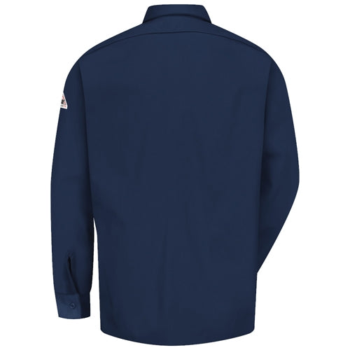 Bulwark - Flame-Resistant Button-Front Work Shirt. SLW2