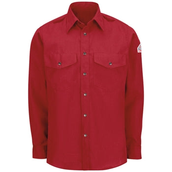Bulwark - Flame-Resistant 4.5 oz Snap-Front Uniform Shirt. SNS2