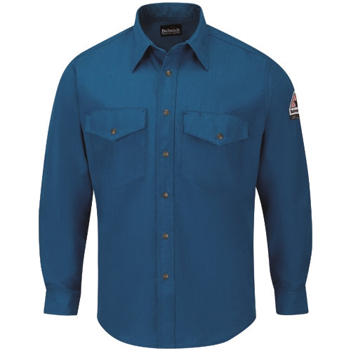 Bulwark - Flame-Resistant 6 oz. Snap-Front Uniform Shirt. SNS6