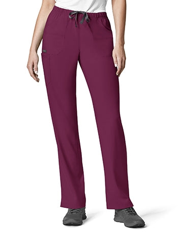 WonderWink - Ladies Wine WW INDY 4.0 Utility Cargo Scrub Pant. 1688