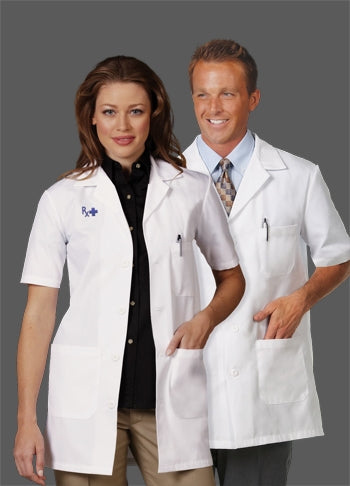 Fashion Seal - Unisex Short Sleeve Lab Coat. 3409