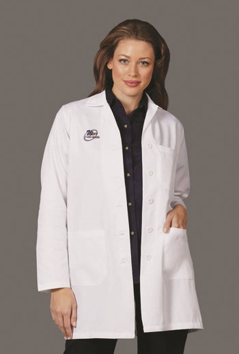 Fashion Seal - Ladies' 34.5" Skimmer Length Lab Coat. 440