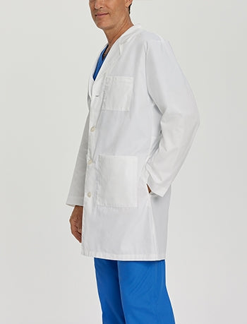 Landau - Men's 5-Pocket Mid-Length Lab Coat. 3124WWVC