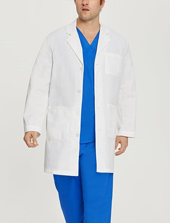 Landau - Men's 5-Pocket Mid-Length Lab Coat. 3124WWVC
