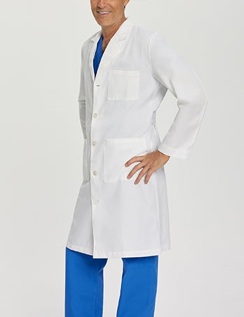 Landau - Men's 3-Pocket Full-Length Lab Coat. 3140