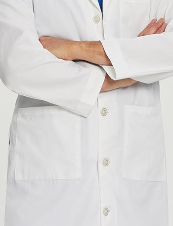 Landau - Men's 3-Pocket Full-Length Lab Coat. 3140