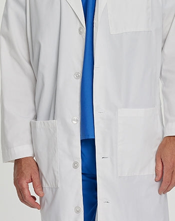 Landau - Men's 3-Pocket Full-Length Lab Coat. 3145