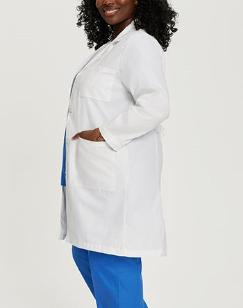 Landau - Women's 3-Pocket Full-Length Lab Coat. 3155WH