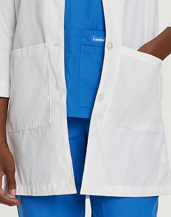 Landau - Women's 3-Pocket Full-Length Lab Coat. 3155WH
