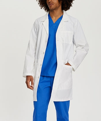 Landau - Men's 5-Pocket Mid-Length Notebook Lab Coat. 3174