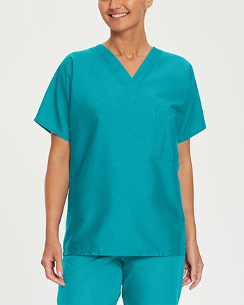 Landau - Scrub Zone Unisex Tuckable V-Neck Scrub Top. 71221