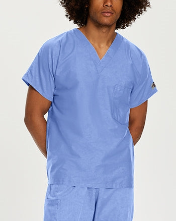 Landau - Scrub Zone Unisex Tuckable V-Neck Scrub Top. 71221