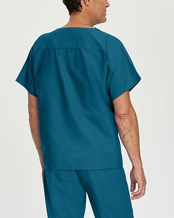 Landau - Essentials Unisex Tuckable V-Neck Scrub Top. 7502