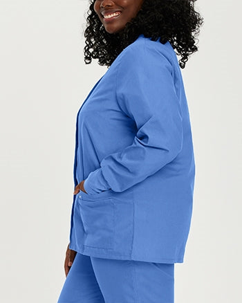Landau - Essentials Women's Warm-Up Scrub Jacket. 7525