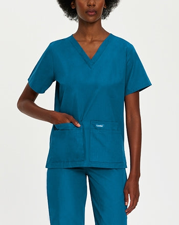 Landau - Essentials Women's V-Neck Scrub Tunic. 8219
