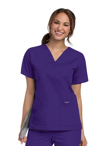 Landau - Essentials Women's V-Neck Scrub Tunic. 8219