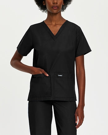 Landau - Essentials Women's V-Neck Scrub Tunic. 8219