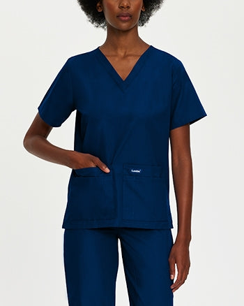 Landau - Essentials Women's V-Neck Scrub Tunic. 8219