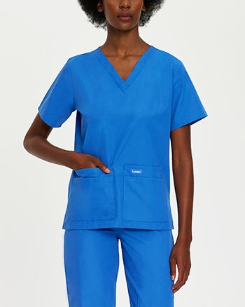 Landau - Essentials Women's V-Neck Scrub Tunic. 8219